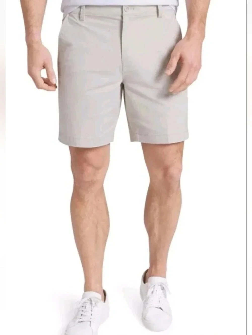 Chaps Ralph Lauren Shorts Mens Chino Preppy Khaki Cotton Skater Above Knee 36